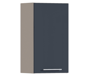 Регина РП-40 Полка Песочный/МДФ Графит глянец