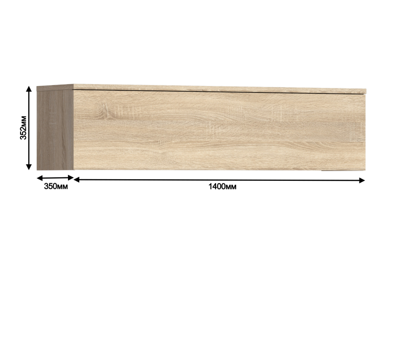 Настенные полки, Полка Веста СБ-2251