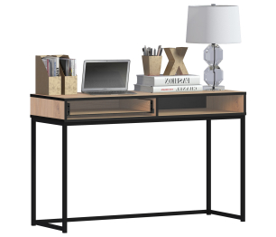 Лофт кабинет (стол+комод+шкаф) Дуб Минерва