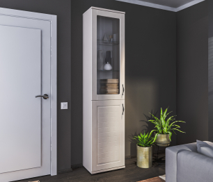 Сити СБ-2924 Витрина с полками стекло