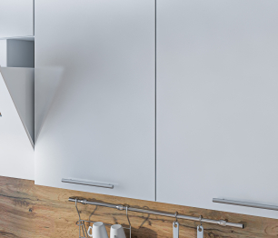 Кухонный гарнитур Регина Белый/Анна МДФ Белый глянец 2,8 м