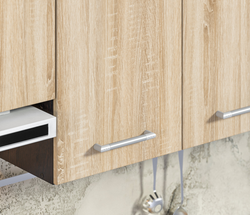 Кухонные гарнитуры, Кухонный гарнитур Виктория 2,4 м Кухня Венге/Дуб Сонома,Венге/БазальтR5 ПОД КЛЮЧ (полный комплект)