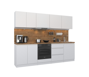 Кухонный гарнитур Леон прямой 2600 см