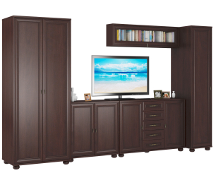 Комплект L-3560 cо шкафами Верди Махагон