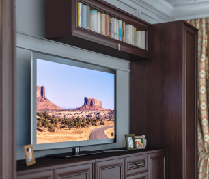 Комплект L-3560 cо шкафами Верди Махагон