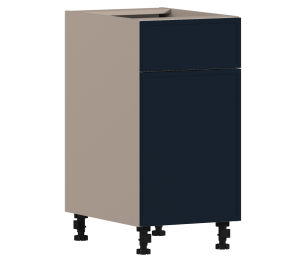 Регина РСДЯ-40 Шкаф-стол Песочный/МДФ Квадро Синий