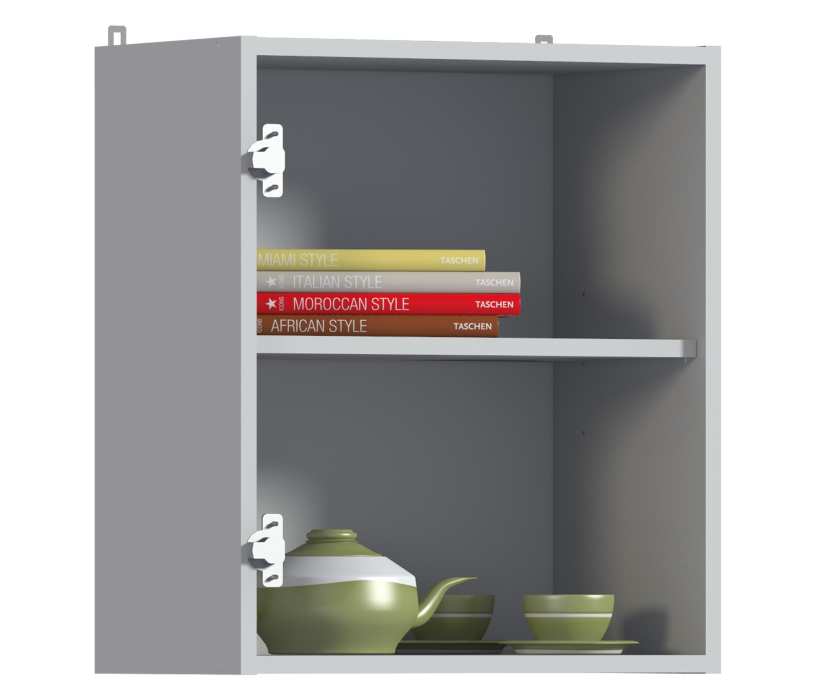 , Полка Виктория ЛП-50 Белый/Сосна Авола Шампань