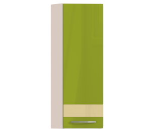 Регина РПТУ-130 Полка торцевая Песочный/Оливковый глянец