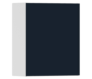 Регина РП-60 Полка Белый/МДФ Квадро Синий