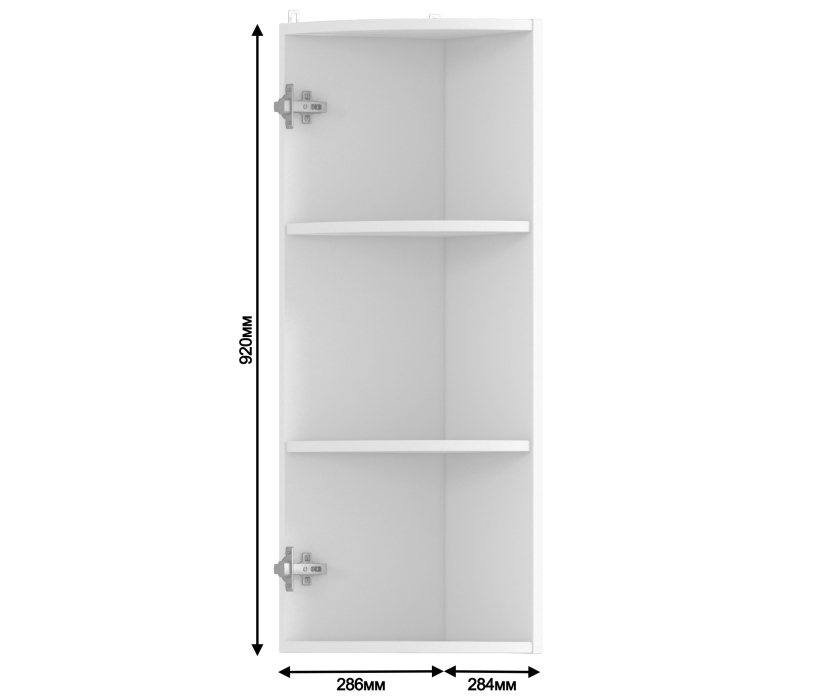 Корпус, Полка торцевая Регина РПТК-130 Белый
