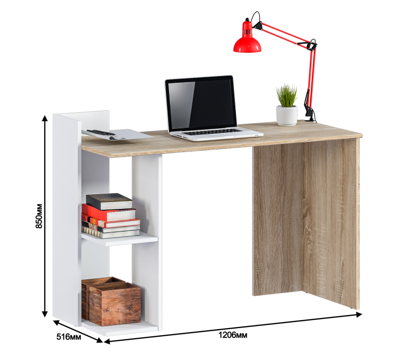 Прямые компьютерные столы, Стол Мамбо СБ-3340