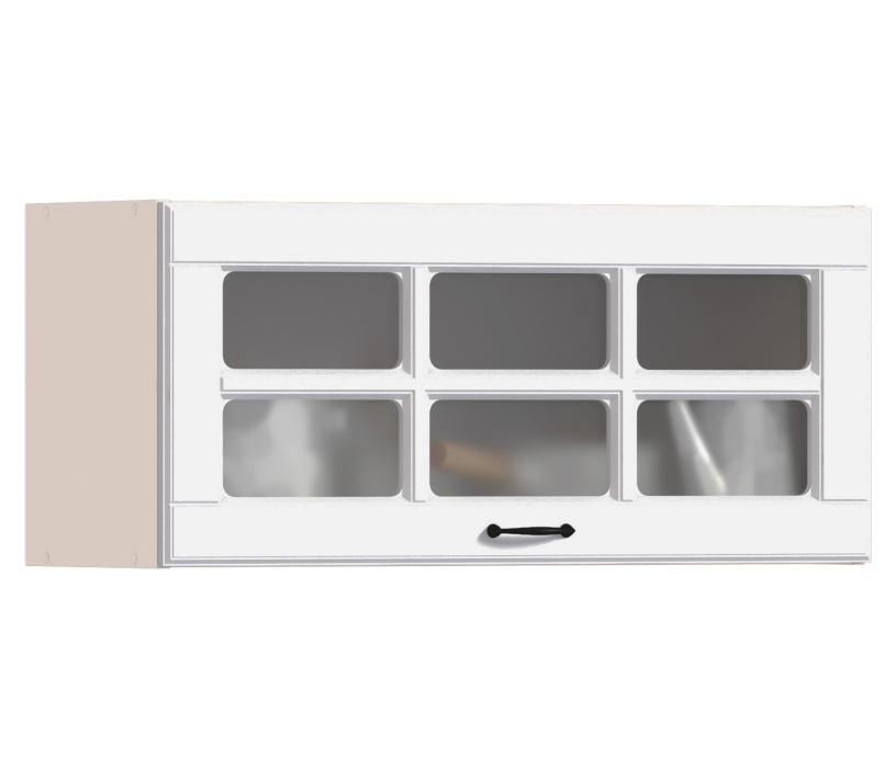 Регина, Регина шкаф навесной со стеклом 1 дв 80х36 см