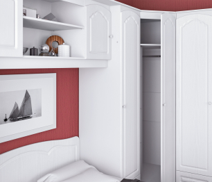 Шкаф 1- но дверный Левый Амалия СБ-986