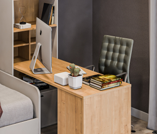 Милан Детская комплект со столом и кроватью 900