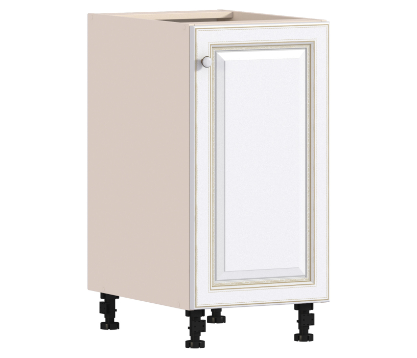 , Регина РС-40 Шкаф-стол Песочный//Белое золото