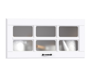 Регина шкаф навесной со стеклом 1 дв 80х36 см