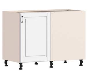 Регина РСП-100 Шкаф-стол приставной Песочный/МДФ Белый матовый