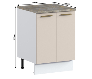 Соренто стол 2 дв, 60х86 см