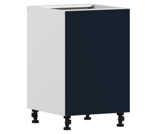 Регина РС-50 Шкаф-стол Белый/МДФ Квадро Синий