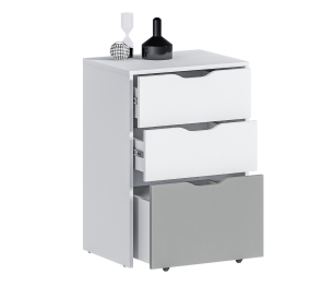 Комод Mika / Мика СБ-3283 Белый/Белый,Серый