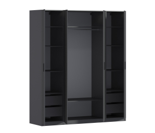 Шкаф четырехдверный Макс 2000 мм, вариант №2 (ЛДСП)