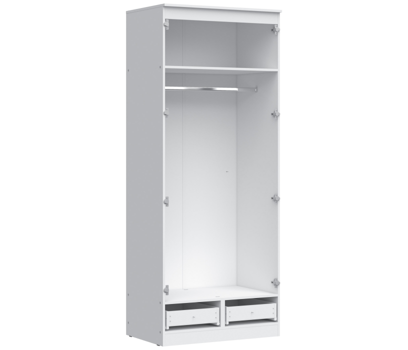 В спальню, Шкаф 2-х дверный с зеркалом Правый Амалия СБ-990