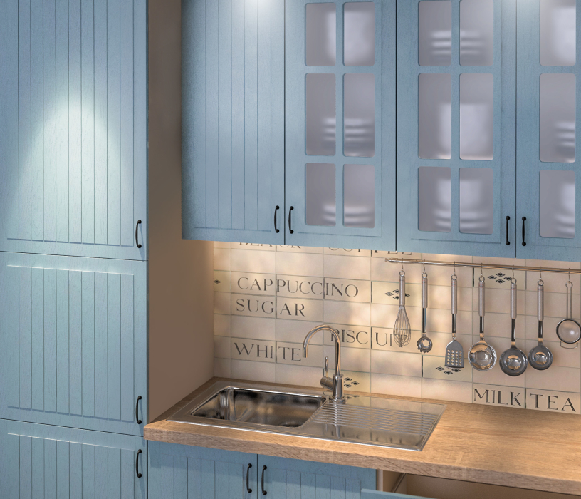 Лидеры продаж модульных кухонь, Регина (Прованс) 21 (3700*1800)