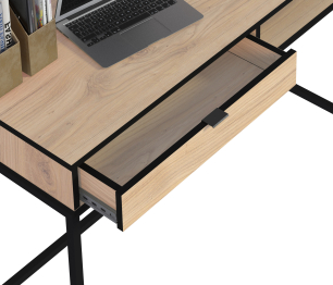 Лофт кабинет (стол+комод+шкаф) Дуб Минерва