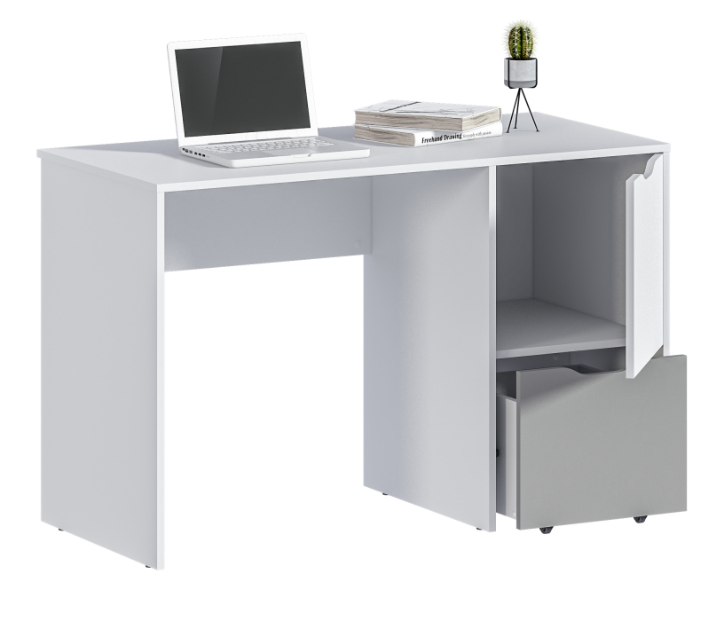 Mika / Мика, Стол Mika / Мика СБ-3276 Белый/Белый,Серый