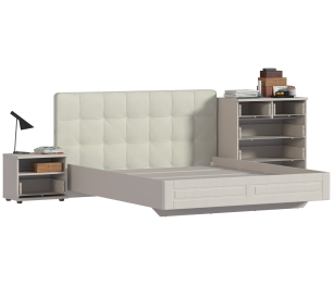 Сити Комплект (кровать СБ-2938+тумба+комод)