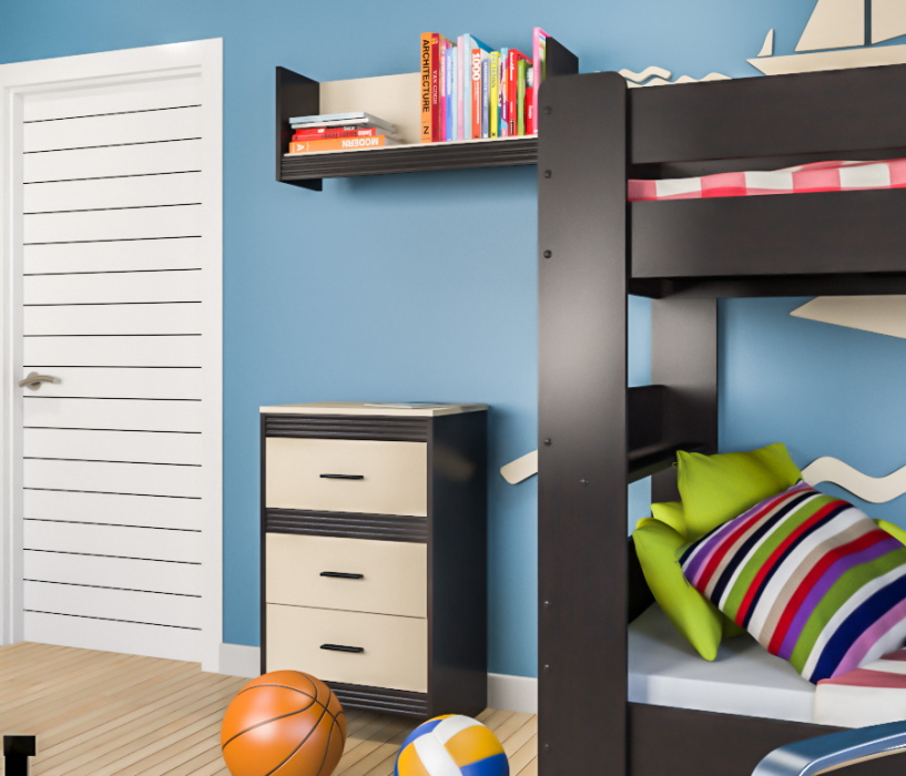 Для девочек, Дакота комплект с кроватью СБ-2272