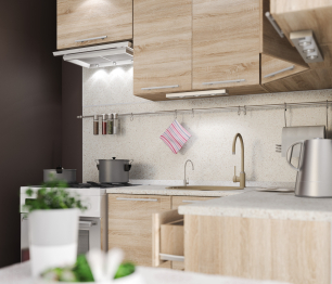 Кухня угловая Ангелина Классик 2 х 1,4 м