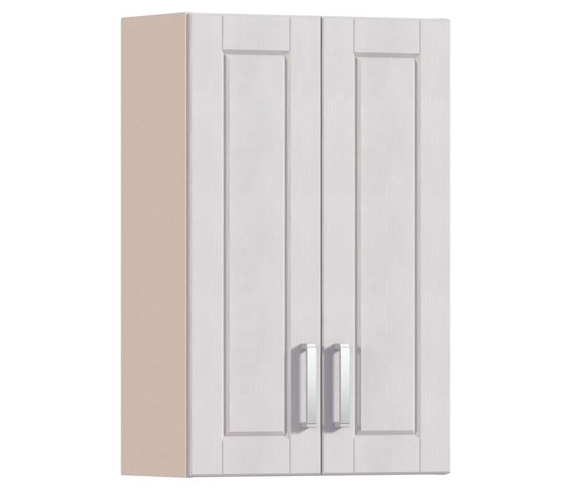 Навесные, Регина РП-160 Полка с двумя фасадами Песочный/Риф белоснежный