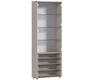 Сити СБ-2925 Витрина с полками стекло