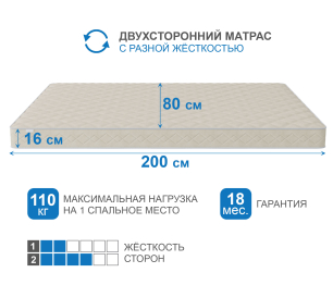 Столлайн / Матрас Слип-Мотив 800х2000