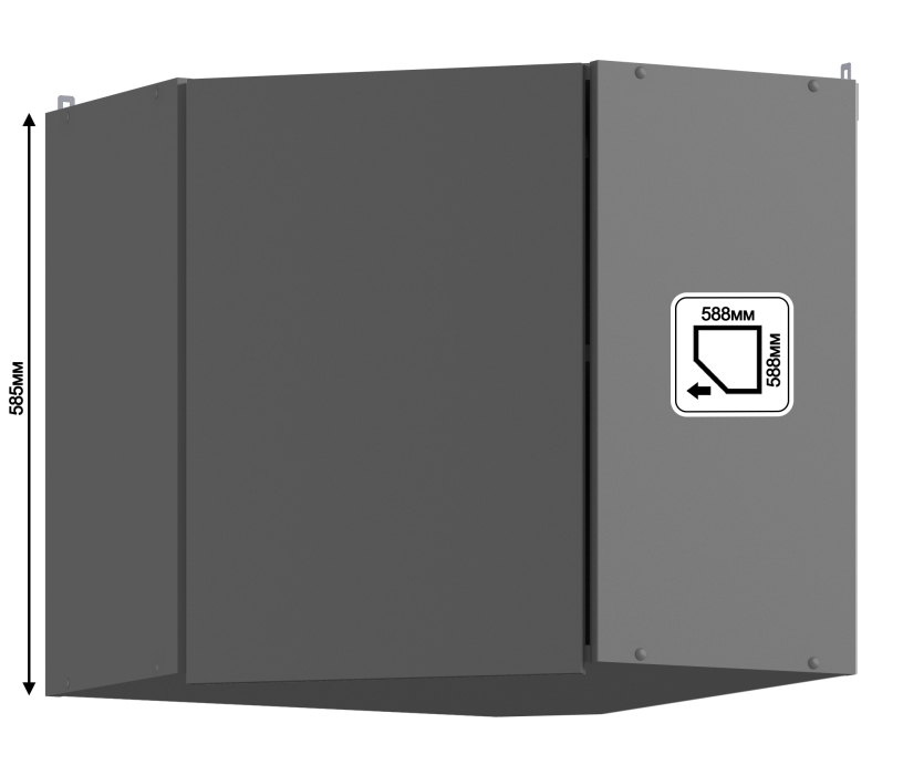 Леон, Леон шкаф навесной 1 дв 59х59 см