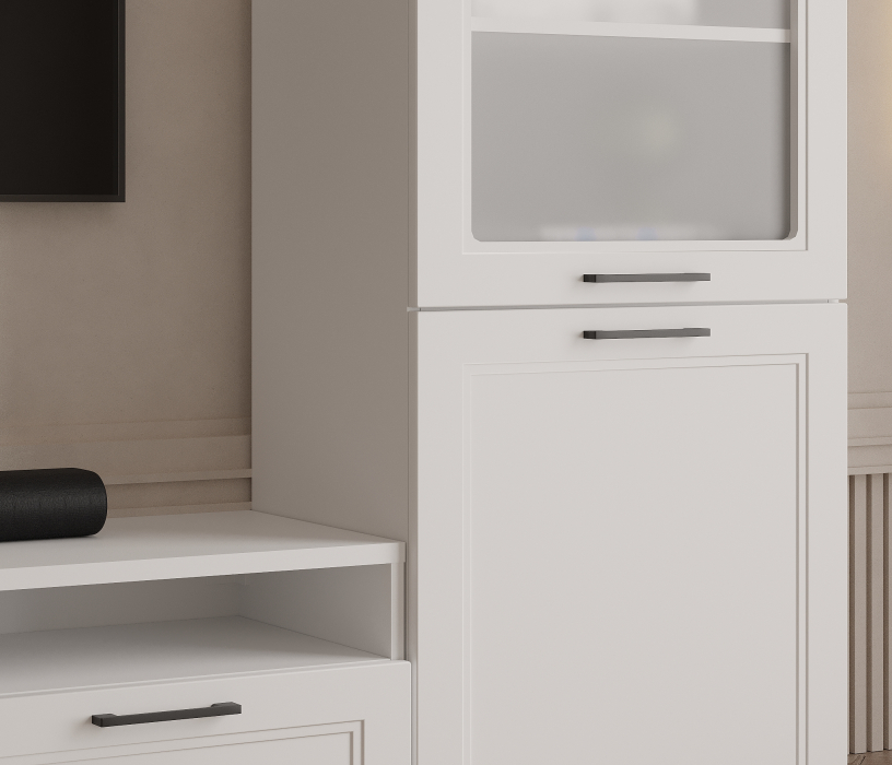 Стенки для гостиной, Гостиная Тренд Белый/МДФ Modern Белый