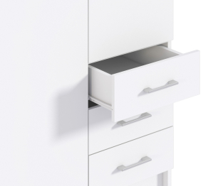 Шкаф 3 дверный Терра СБ-2797 Белый