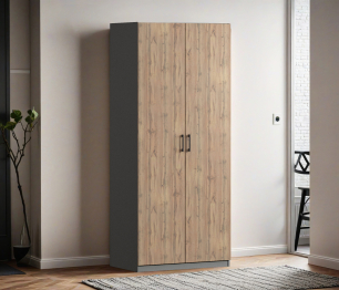 Шкаф двухдверный Макс 1000 мм, вариант №4 (ЛДСП)