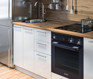 Кухонный гарнитур Регина Белый/Анна МДФ Белый глянец 2 м