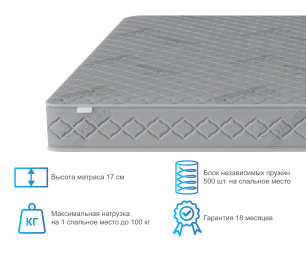 Кровать Мамбо СБ-2679 1600 с ортопед. основанием и матрасом Фиеста