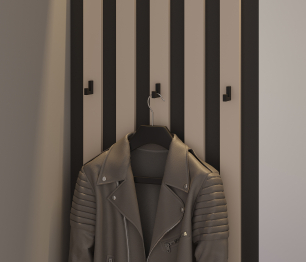 Прихожая Тренд с рейками Диамант серый/Белла Кашемир серый