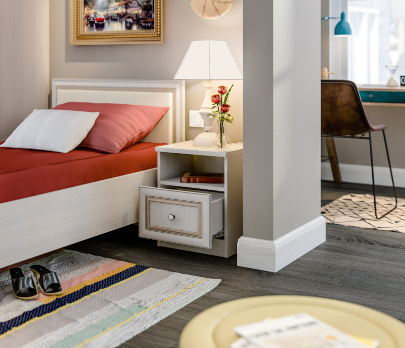 Спальные гарнитуры, Грация набор с кроватью СБ-2853 (900)