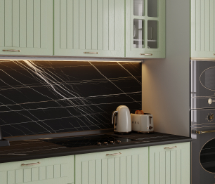 Кухонный гарнитур Регина Песочный/Шервуд 3,8 м