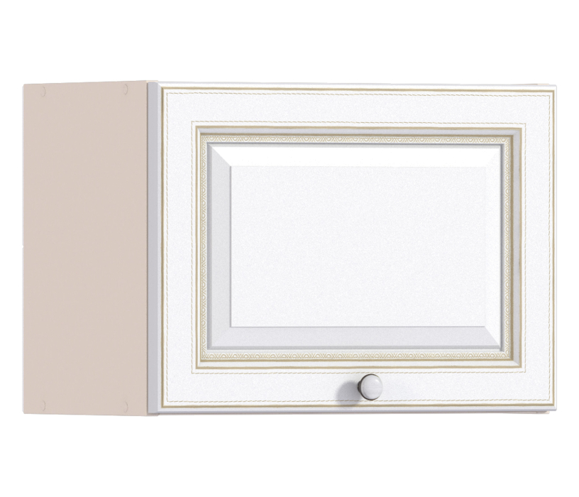 , Регина РП-250 Полка гориз Песочный/фасад Белое золото