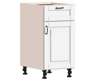 Регина РСДЯ-40 Шкаф-стол Песочный/МДФ Белый матовый