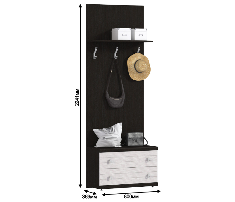 Прихожие, Тумба с вешалкой Гретта СБ-964