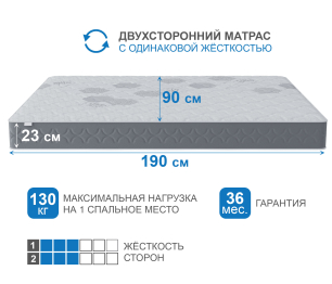 Столлайн / Матрас Слип-Соната  900х1900