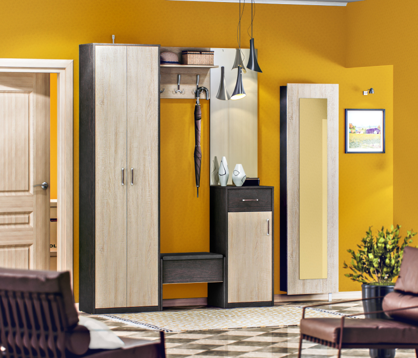 Прихожие, Афина набор с обувницей поворотной