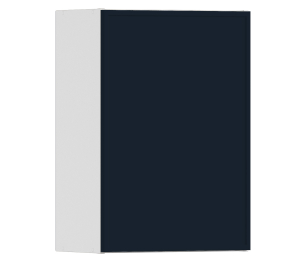 Регина РП-50 Полка Белый/МДФ Квадро Синий